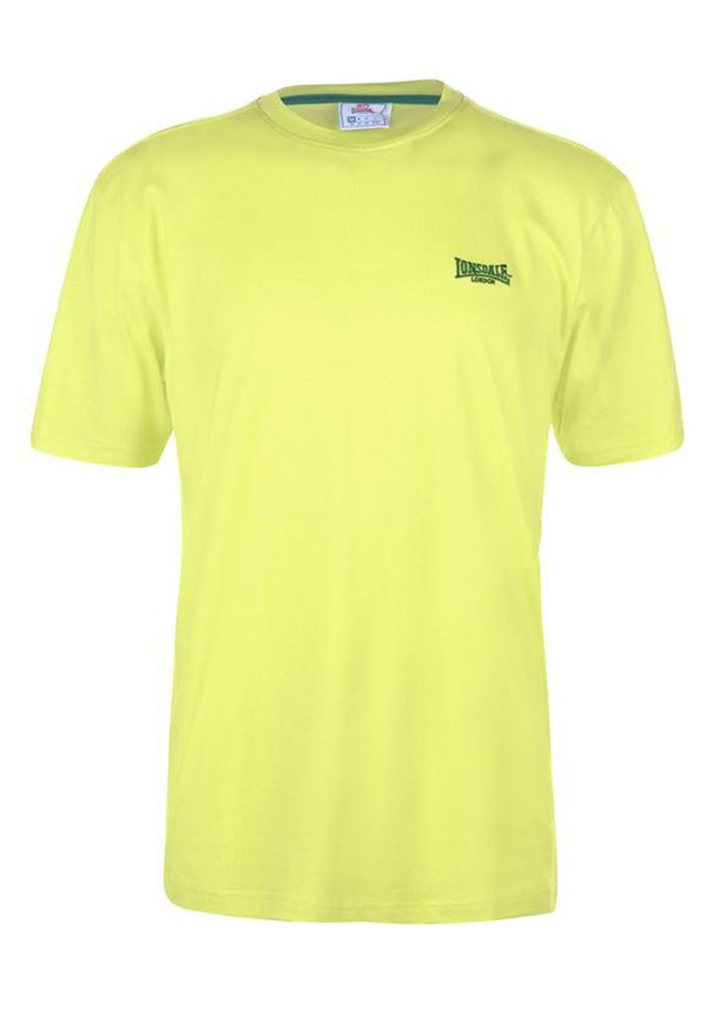 Кислотно-жёлтая футболка Lonsdale