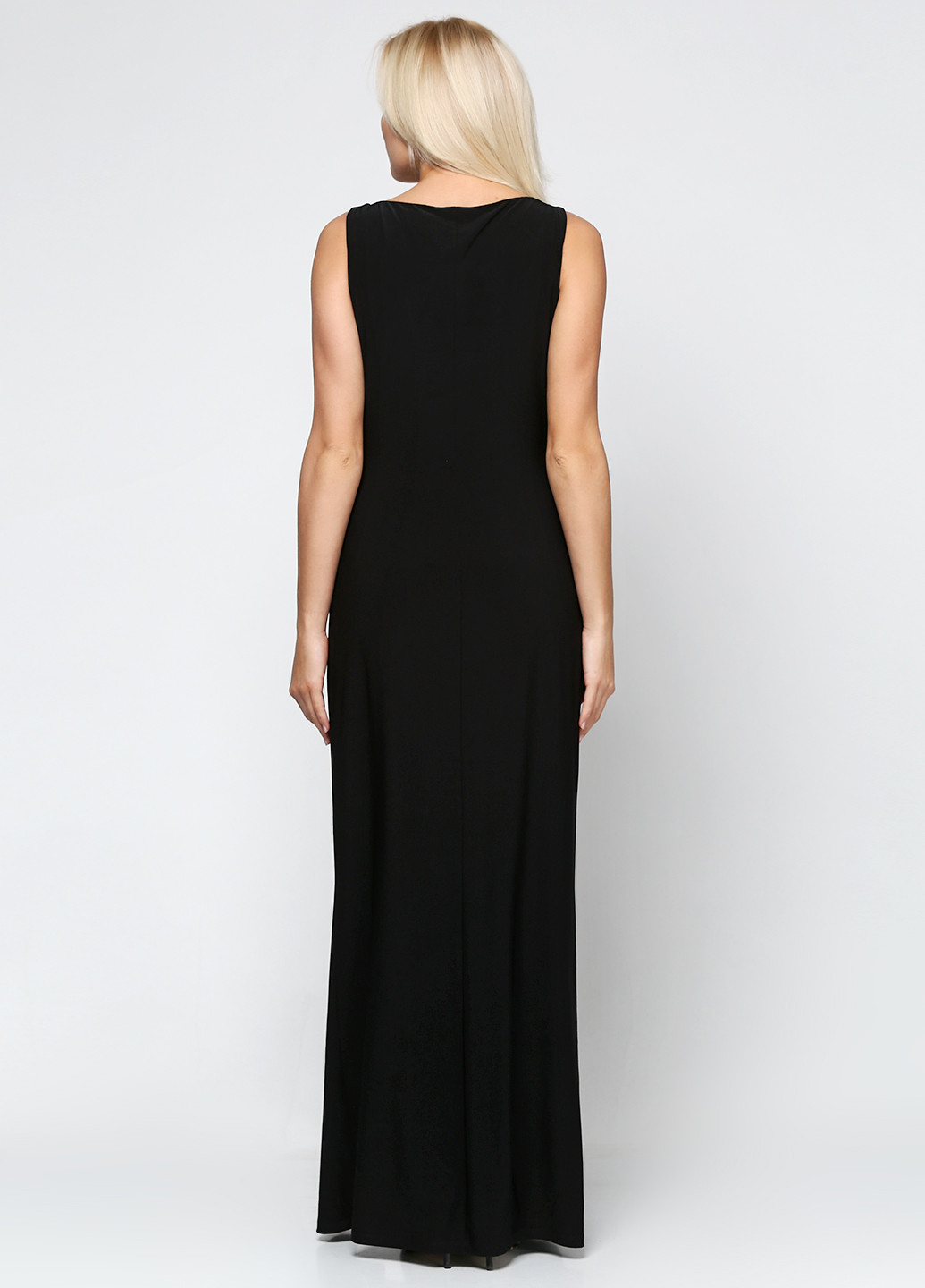 Чорна вечірня платье Ralph Lauren однотонна