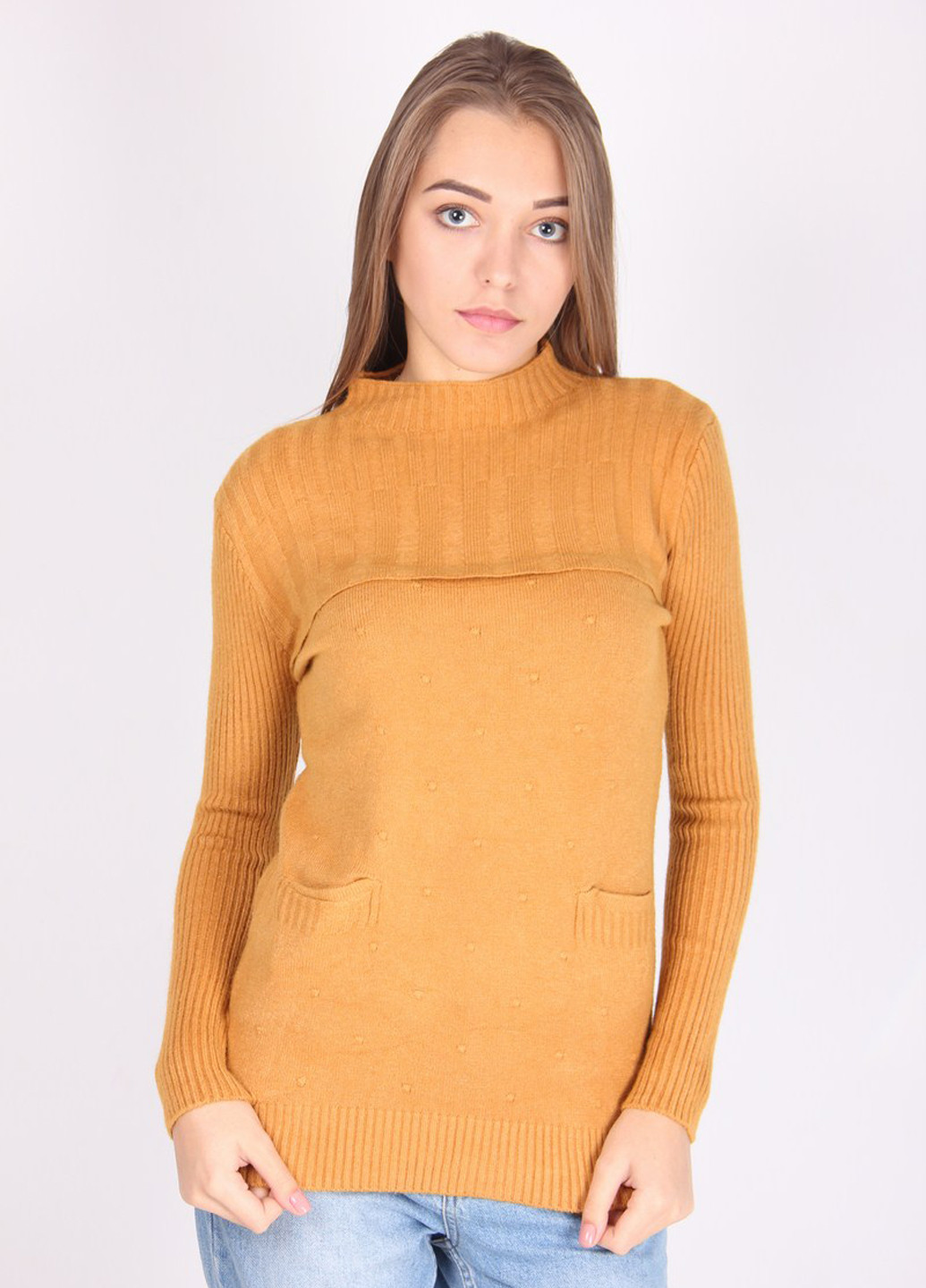 Коричневий демісезонний светр Ladies Fasfion
