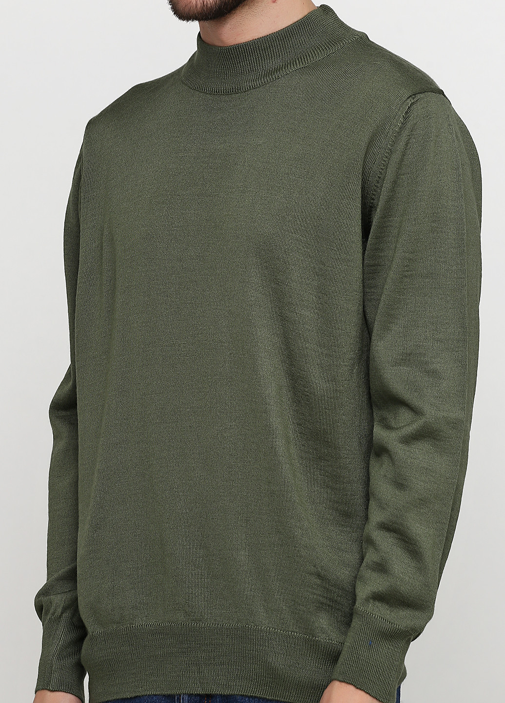 Оливковый (хаки) демисезонный свитер Madoc Jeans