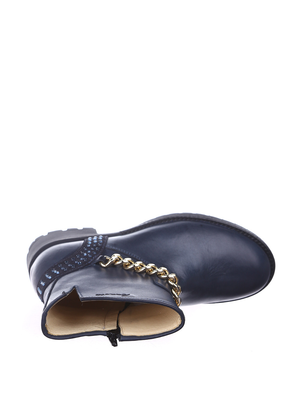 Темно-синие кэжуал осенние ботинки Zanotti
