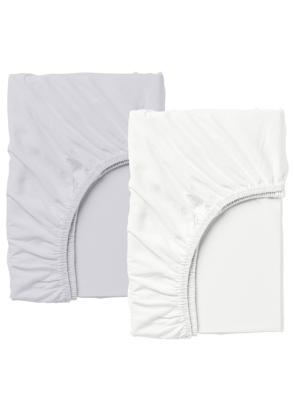 Набор простыней на резинке (2 шт) 90х200х20 WHITE / GREY Cosas Set_White_Grey_90x200_2 (250393517)