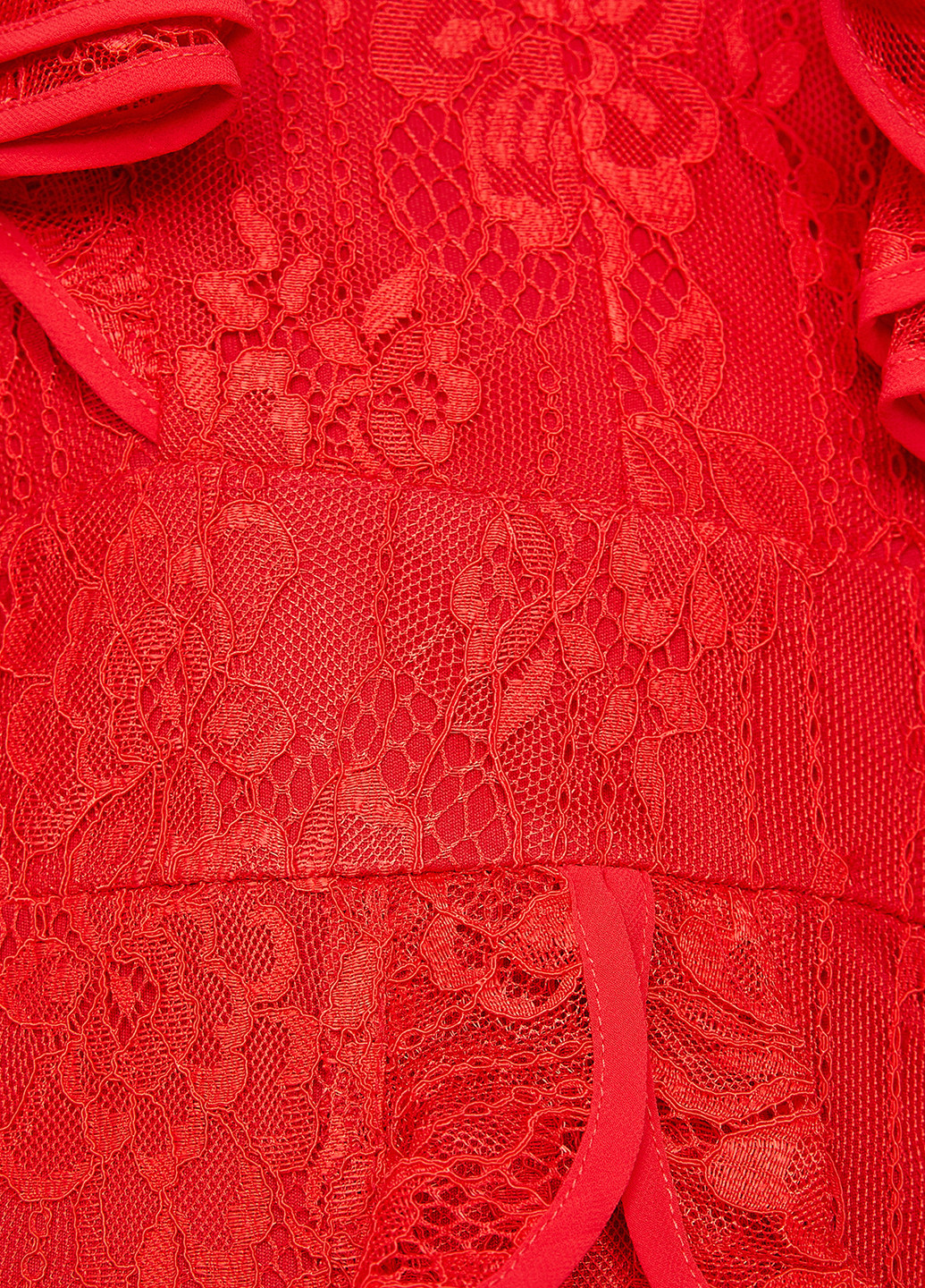 Красное коктейльное платье а-силуэт KOTON однотонное