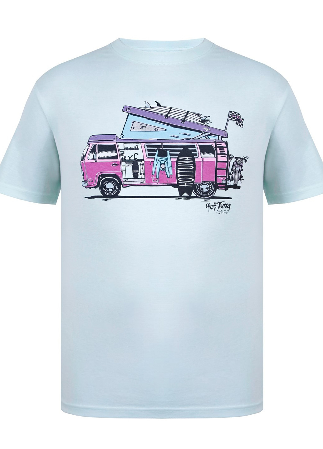 Світло-блакитна футболка Hot Tuna