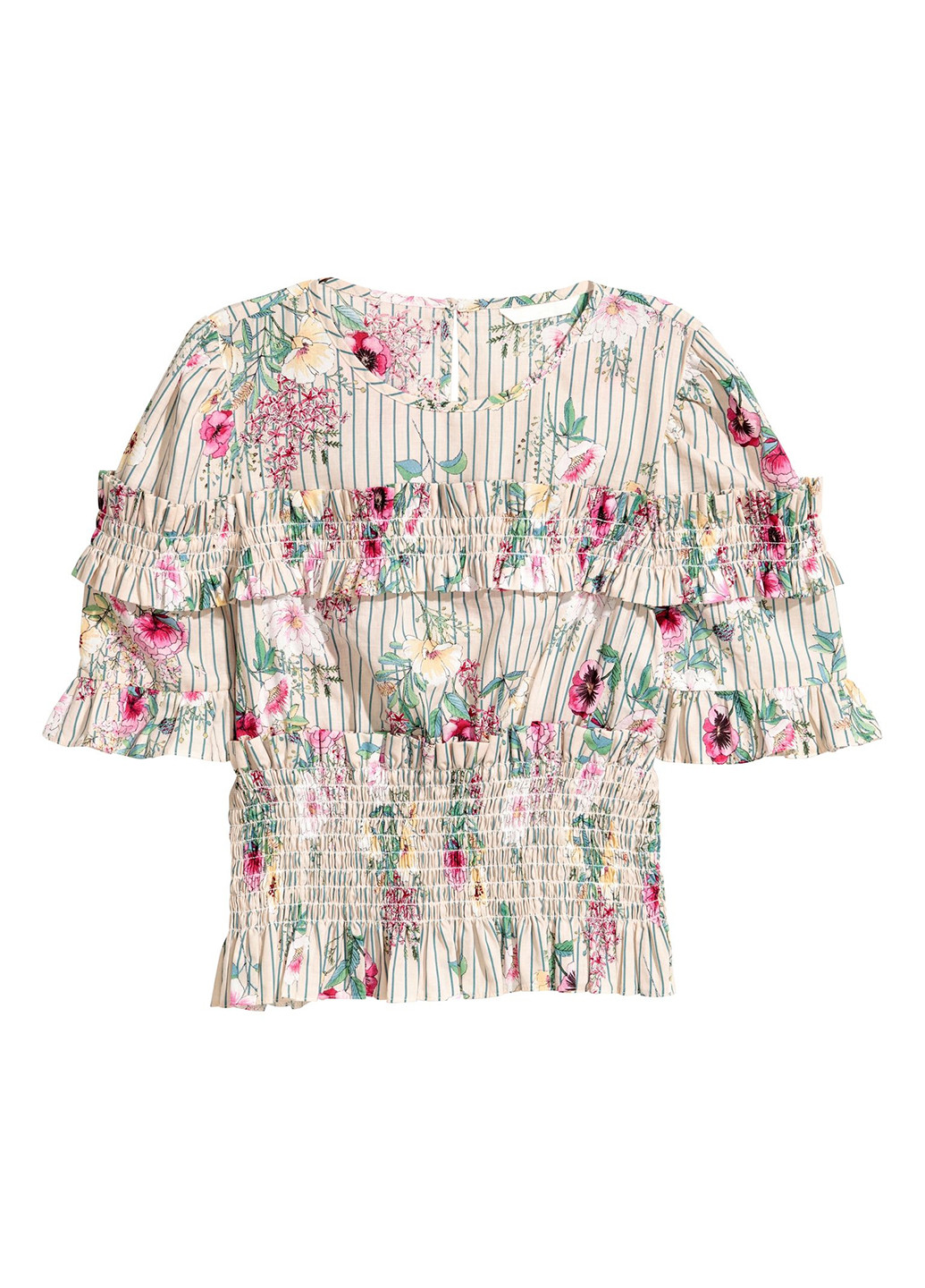 Світло-бежева літня блузка H&M