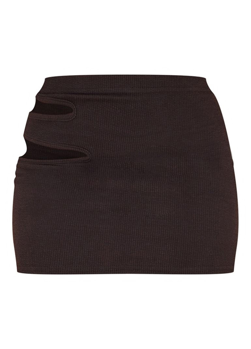 Черная кэжуал однотонная юбка PrettyLittleThing