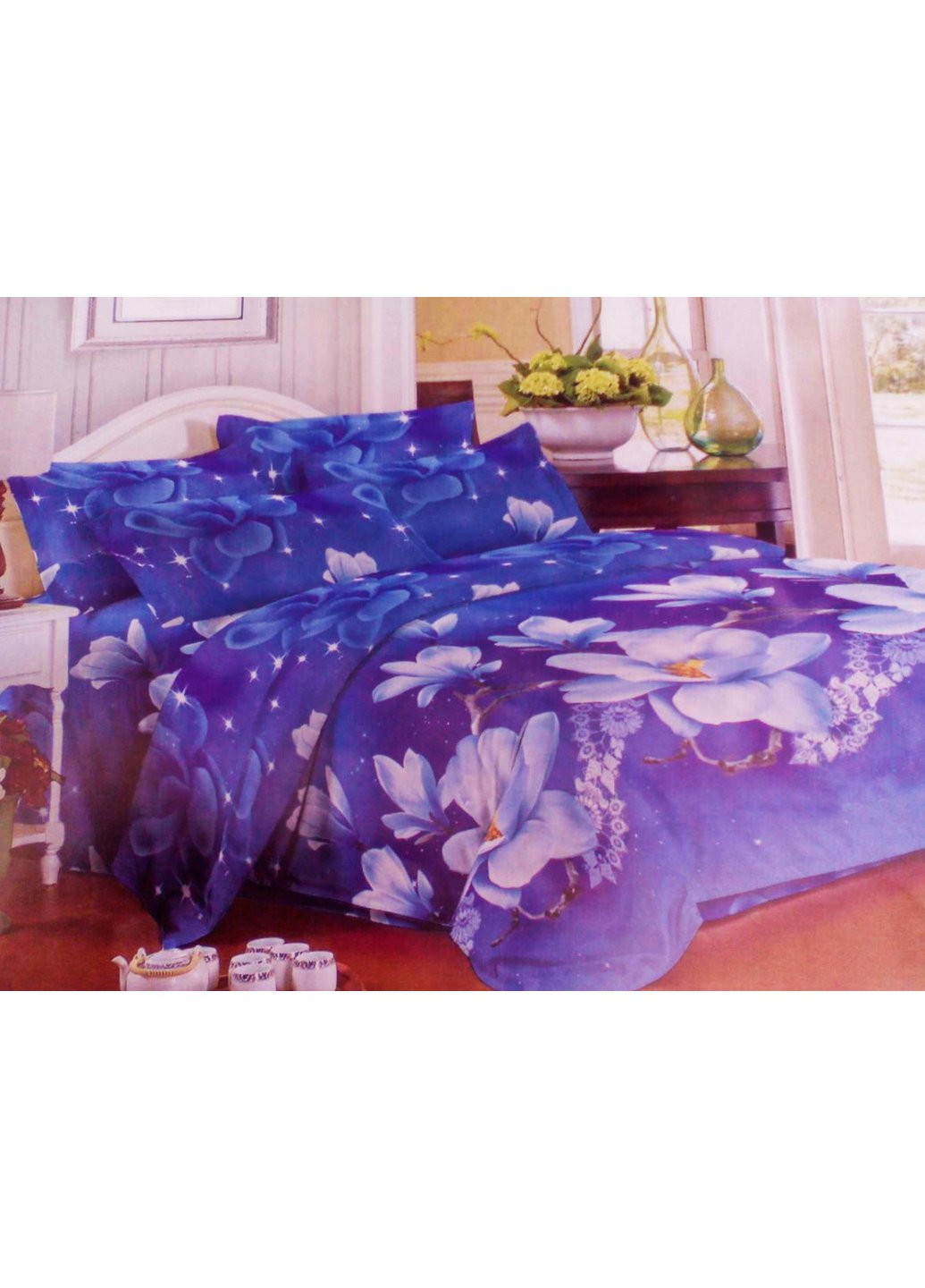 Комплект постельного белья от украинского производителя Polycotton Полуторный 90951 Moda (254860975)