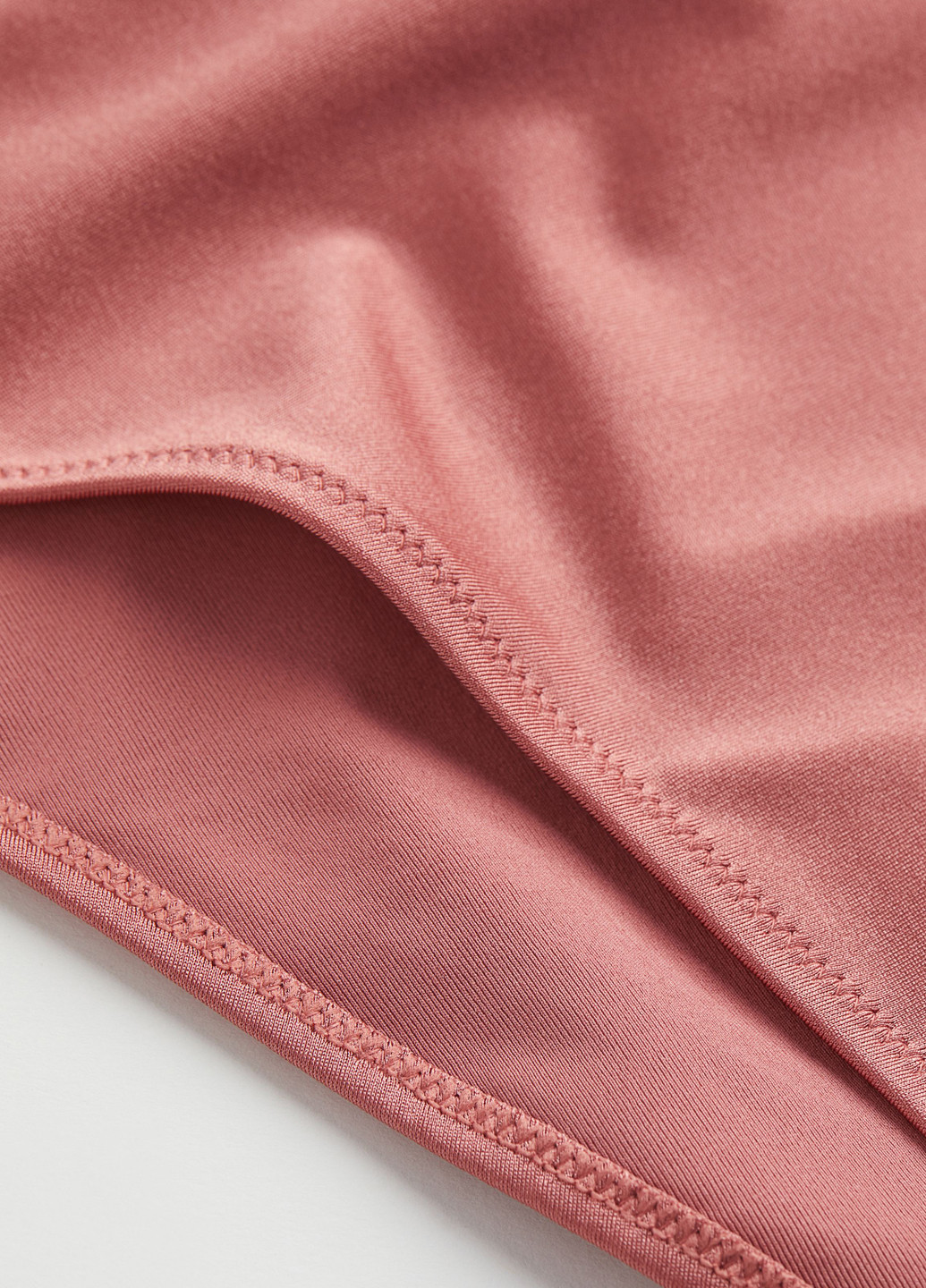 Розово-коричневые купальные трусики-плавки однотонные H&M