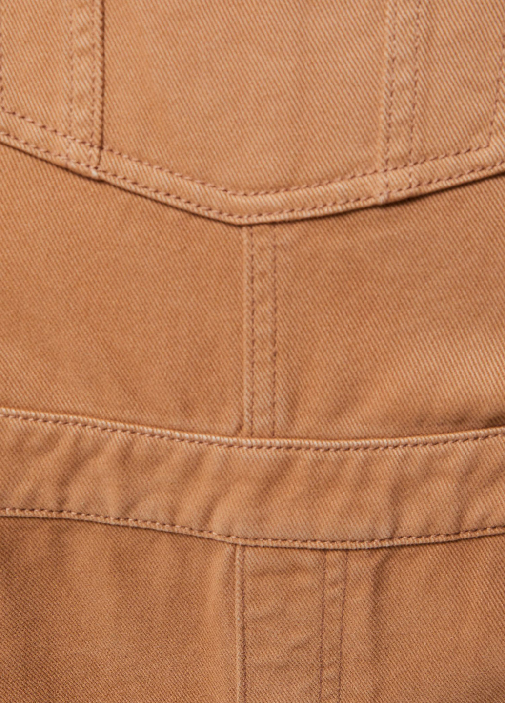 Комбинезон Jennyfer комбинезон-брюки однотонный коричневый денил хлопок