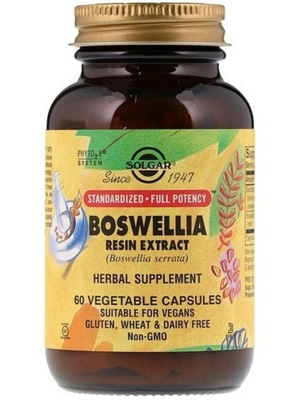 Boswellia Resin Extract 60 Veg Caps Solgar (256379916)