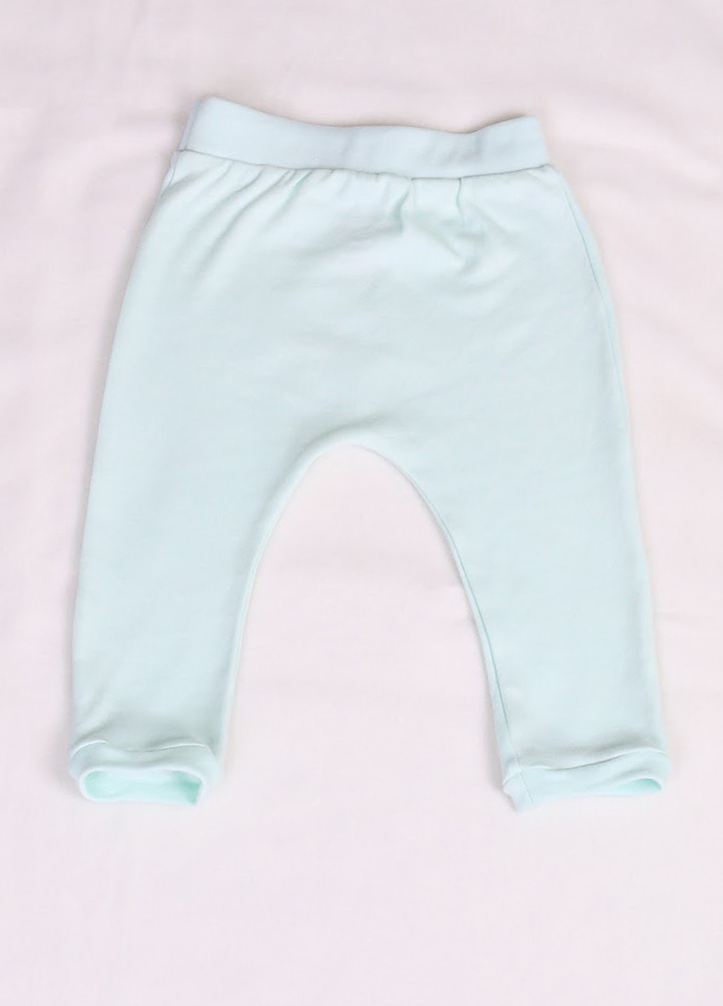 Мятные домашние демисезонные брюки Sasha