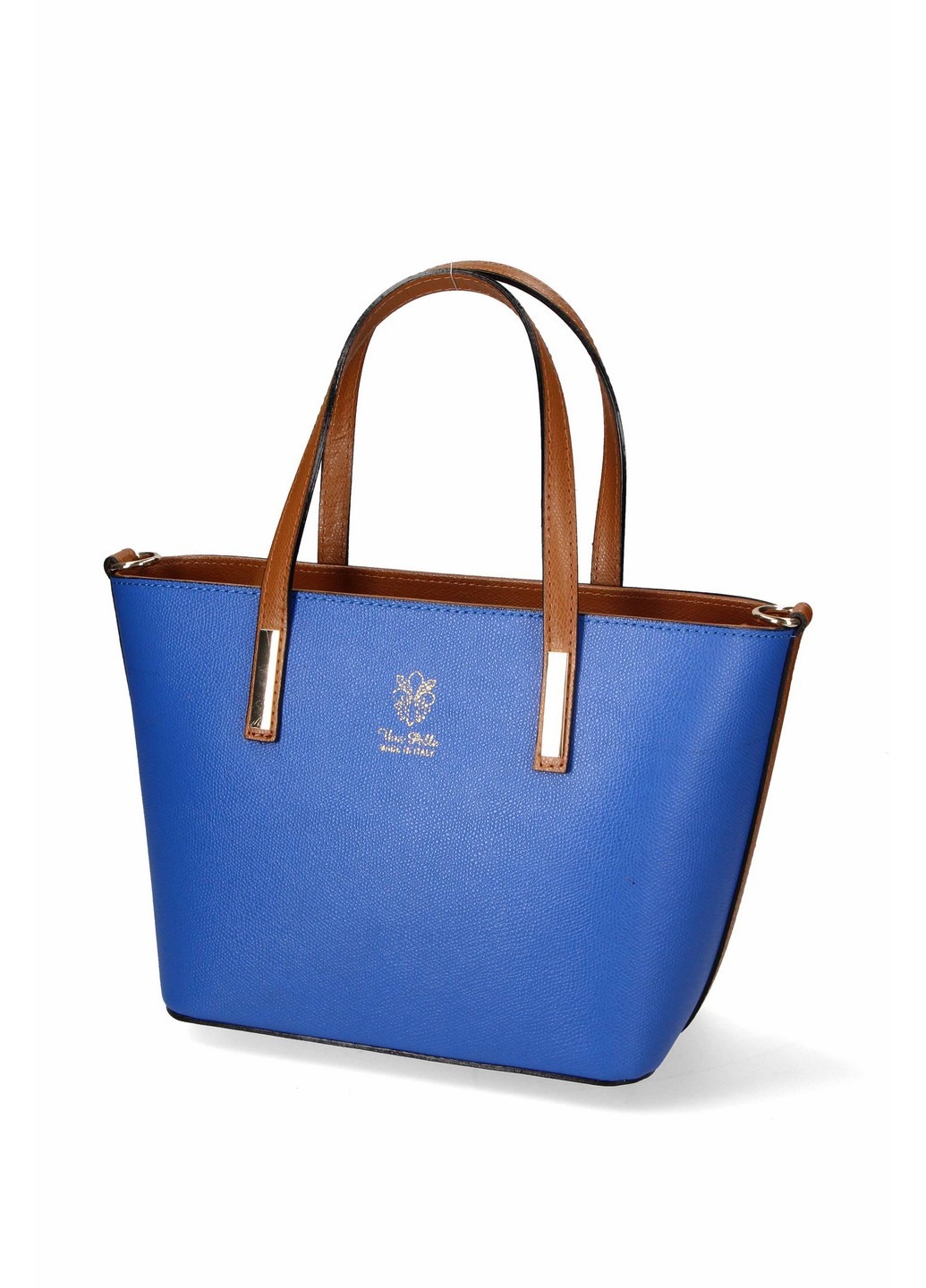 Сумка Italian Bags однотонная синяя деловая