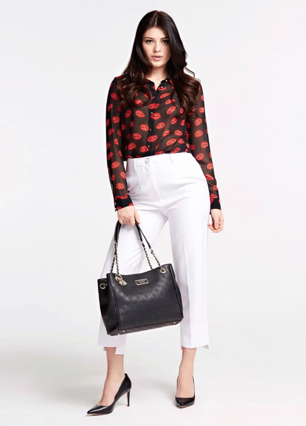 Сумка тоут Guess LOGO LOVE GIRLFRIEND CARRYALL (251715374)