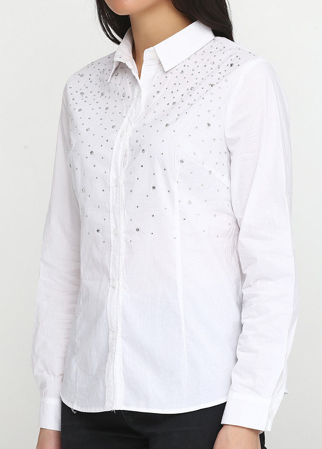 Белая демисезонная блуза Blu Deise