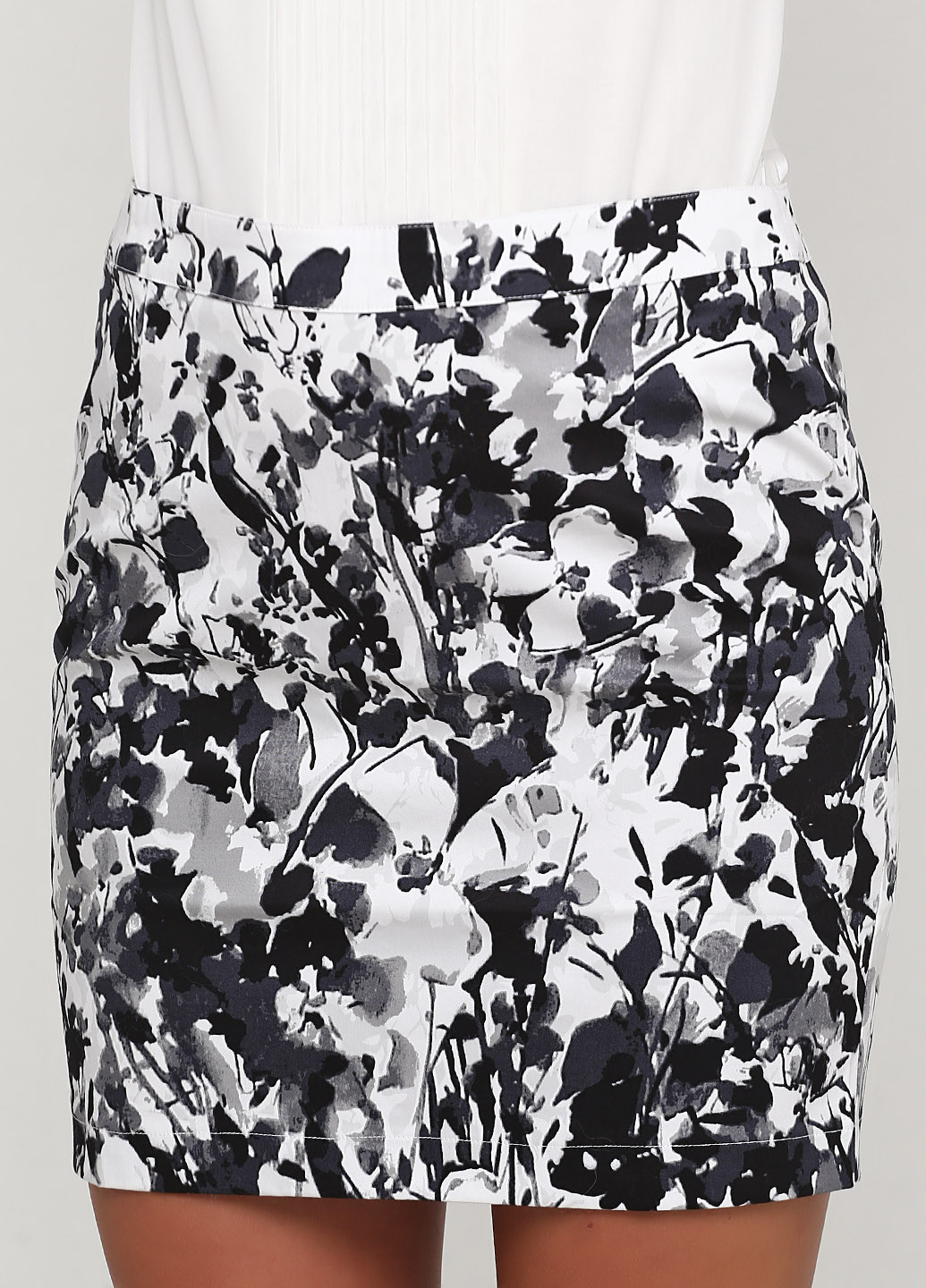 Графитовая кэжуал с абстрактным узором юбка Tom Farr карандаш