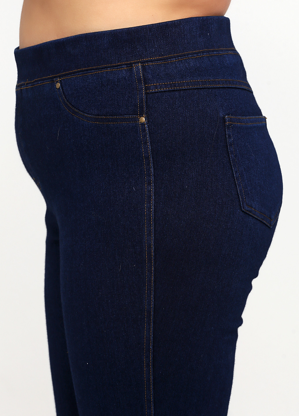 Джегінси Avon однотонні темно-сині джинсові поліестер