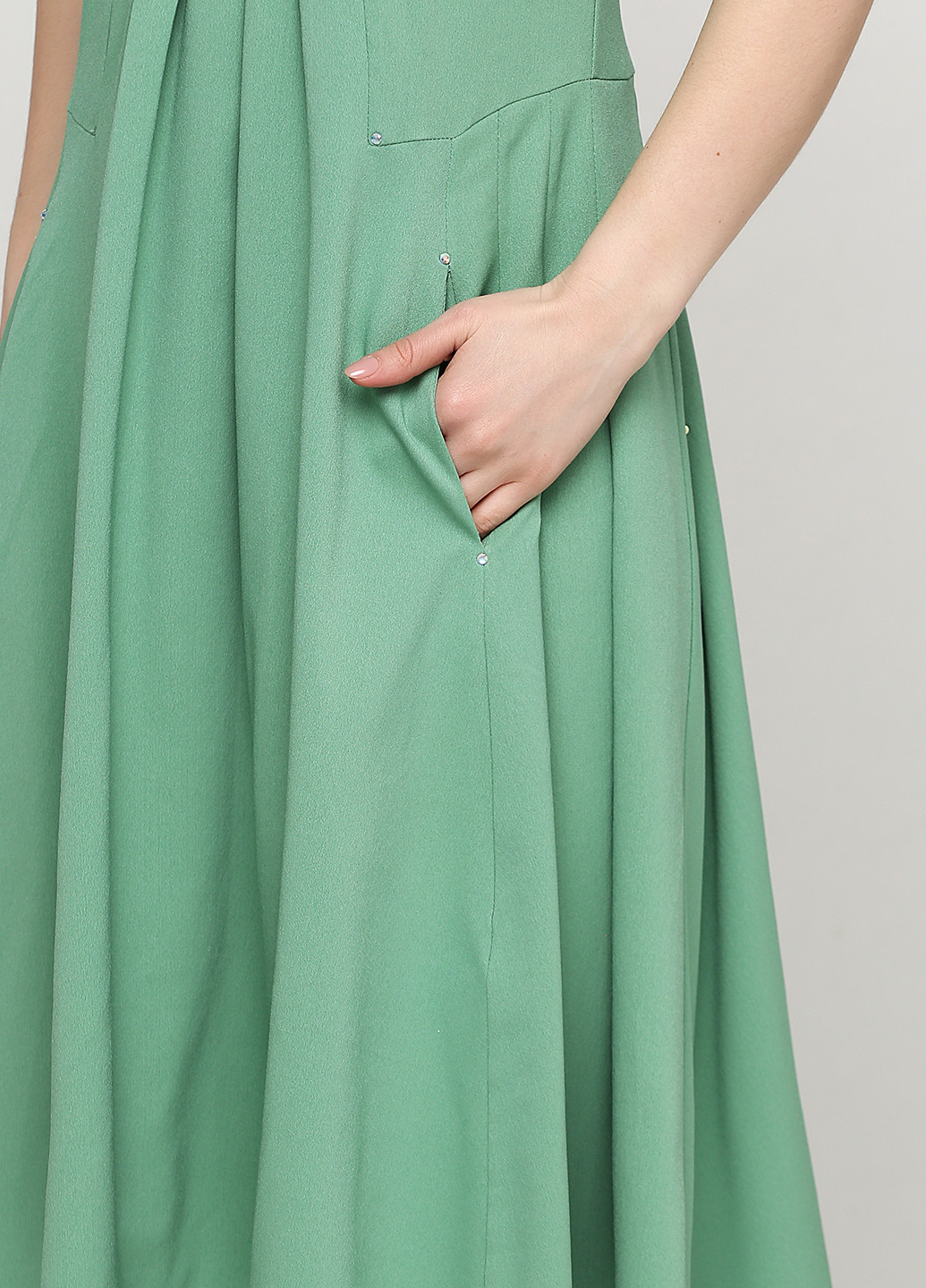 Зелена кежуал сукня а-силует Sassofono