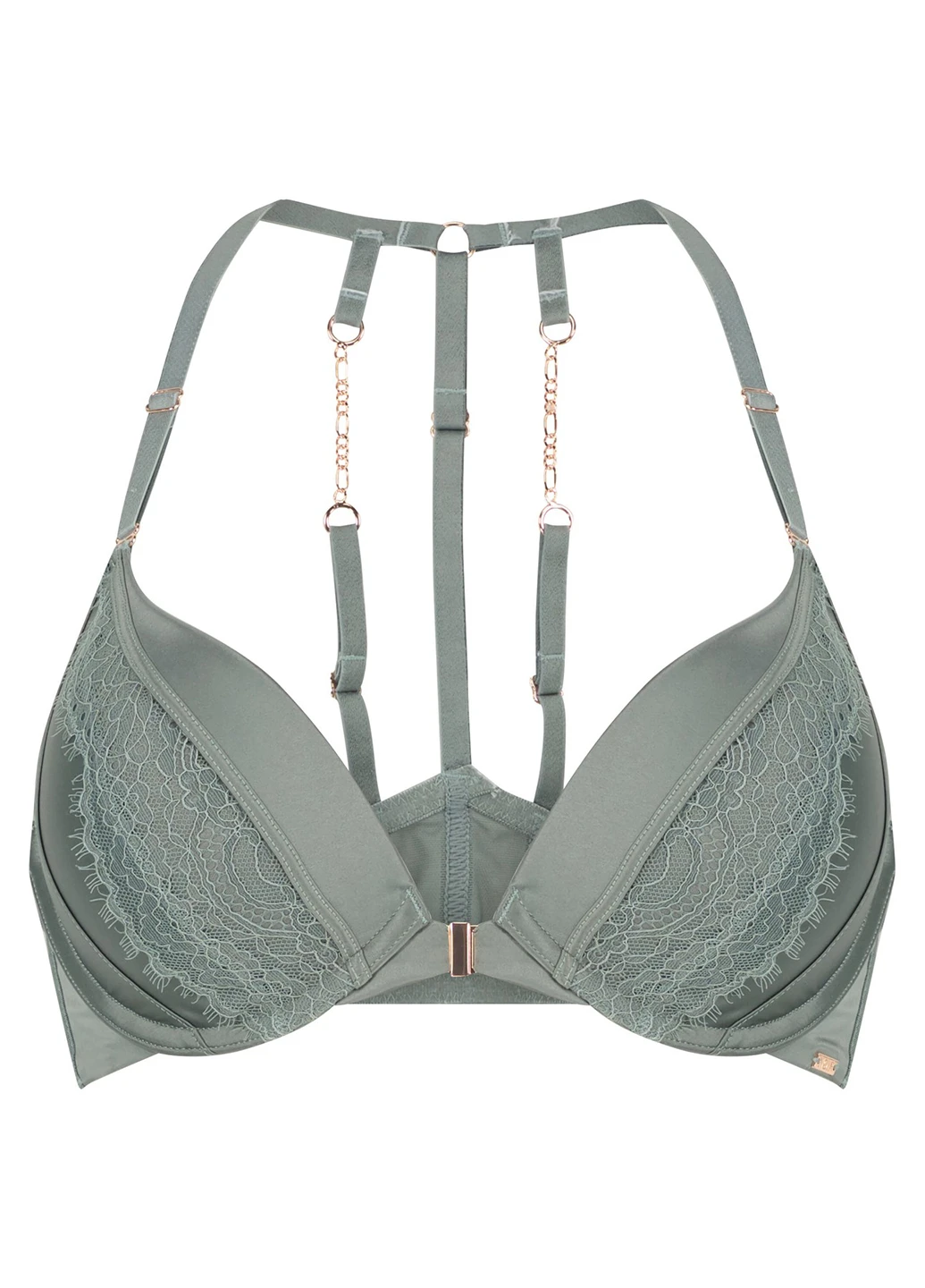 Сіро-зелений бюстгальтер Hunkemoller з кісточками поліестер