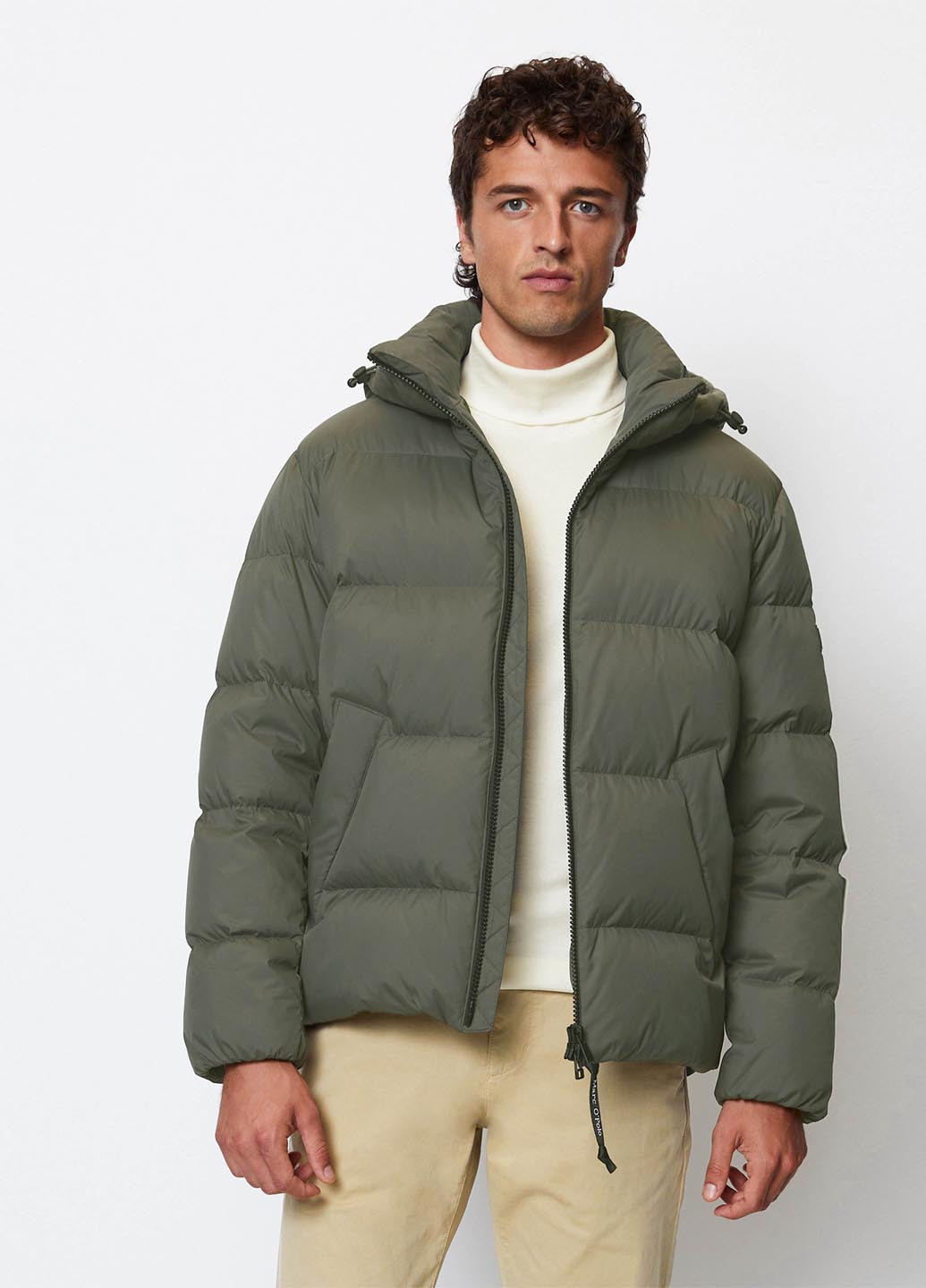 Оливковий зимній Пуховик Marc O'Polo