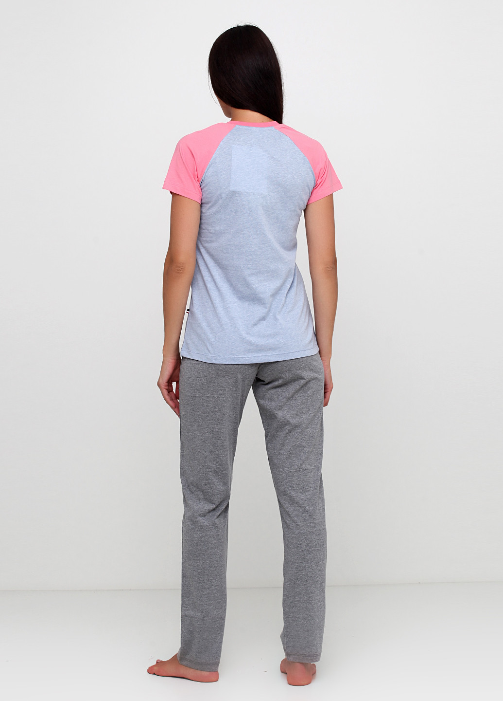 Серо-голубой демисезонный комплект (футболка, брюки) U.S. Polo Assn.