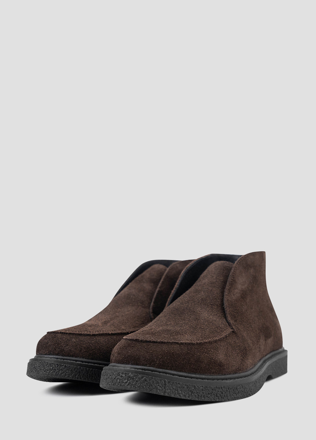 Осенние ботинки ProRom Shoes без декора из натуральной замши