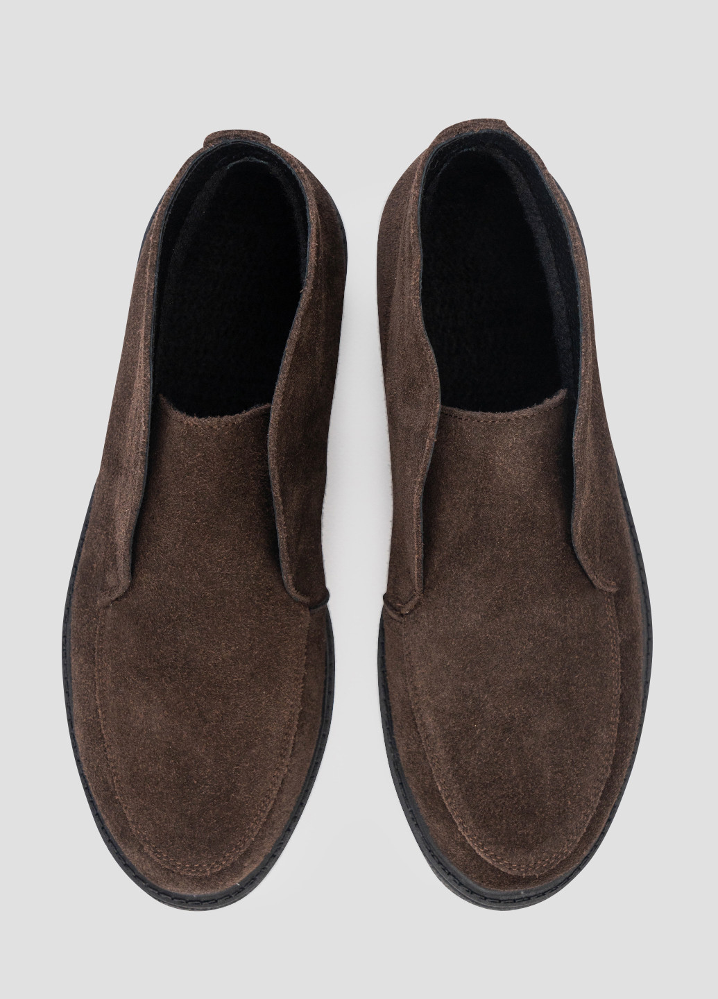 Осенние ботинки ProRom Shoes без декора из натуральной замши