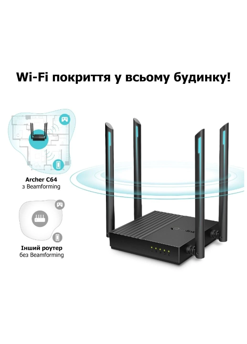 Маршрутизатор ARCHER-C64 TP-Link (250095776)