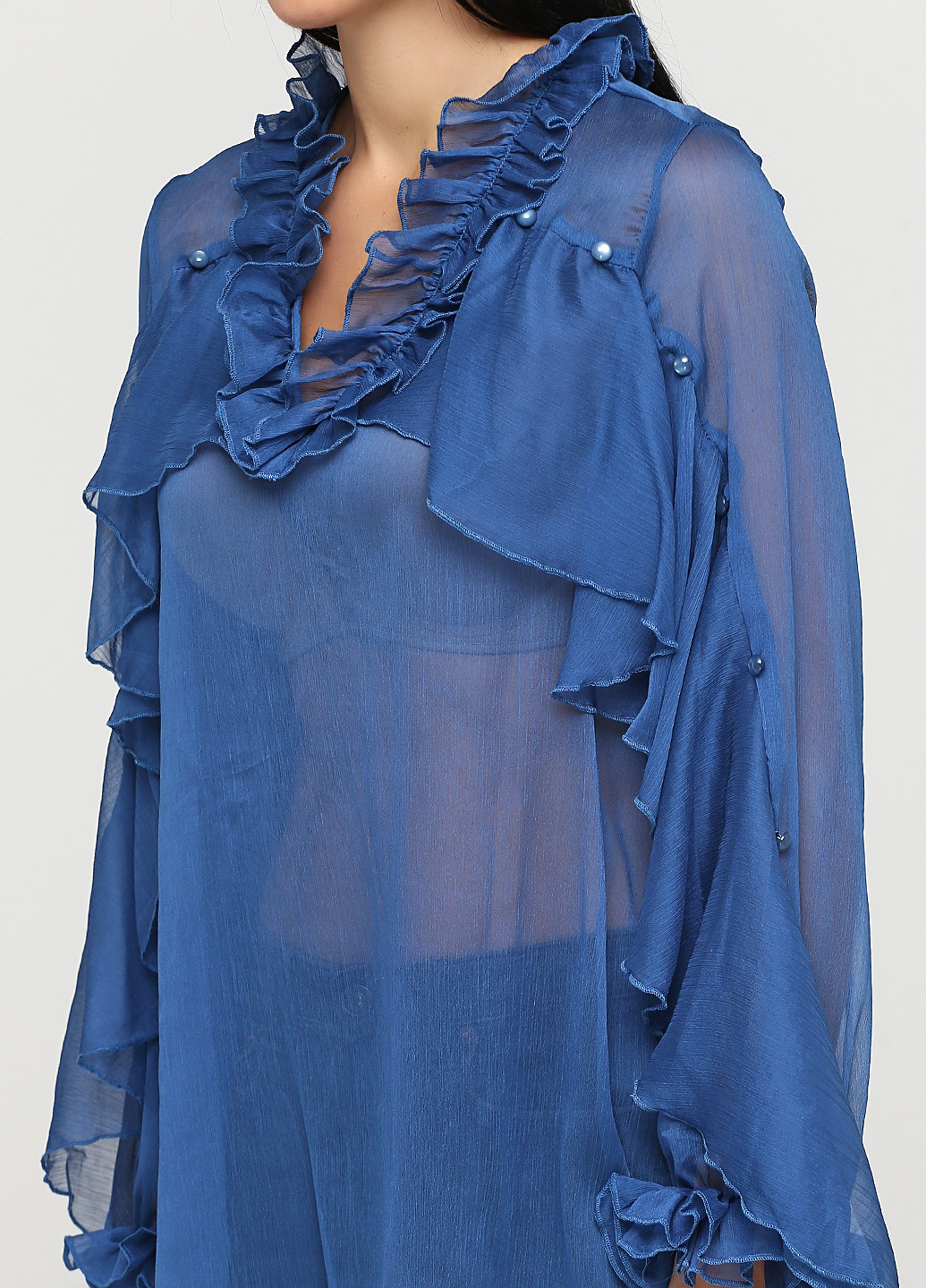 Синя демісезонна блуза Normcore