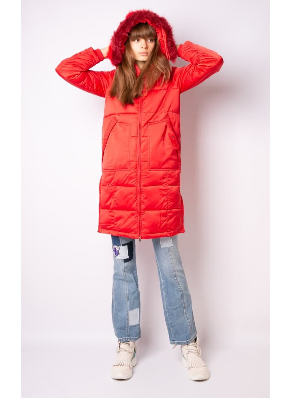 Червона зимня куртка AJC