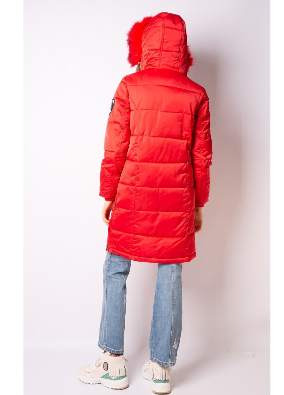 Червона зимня куртка AJC