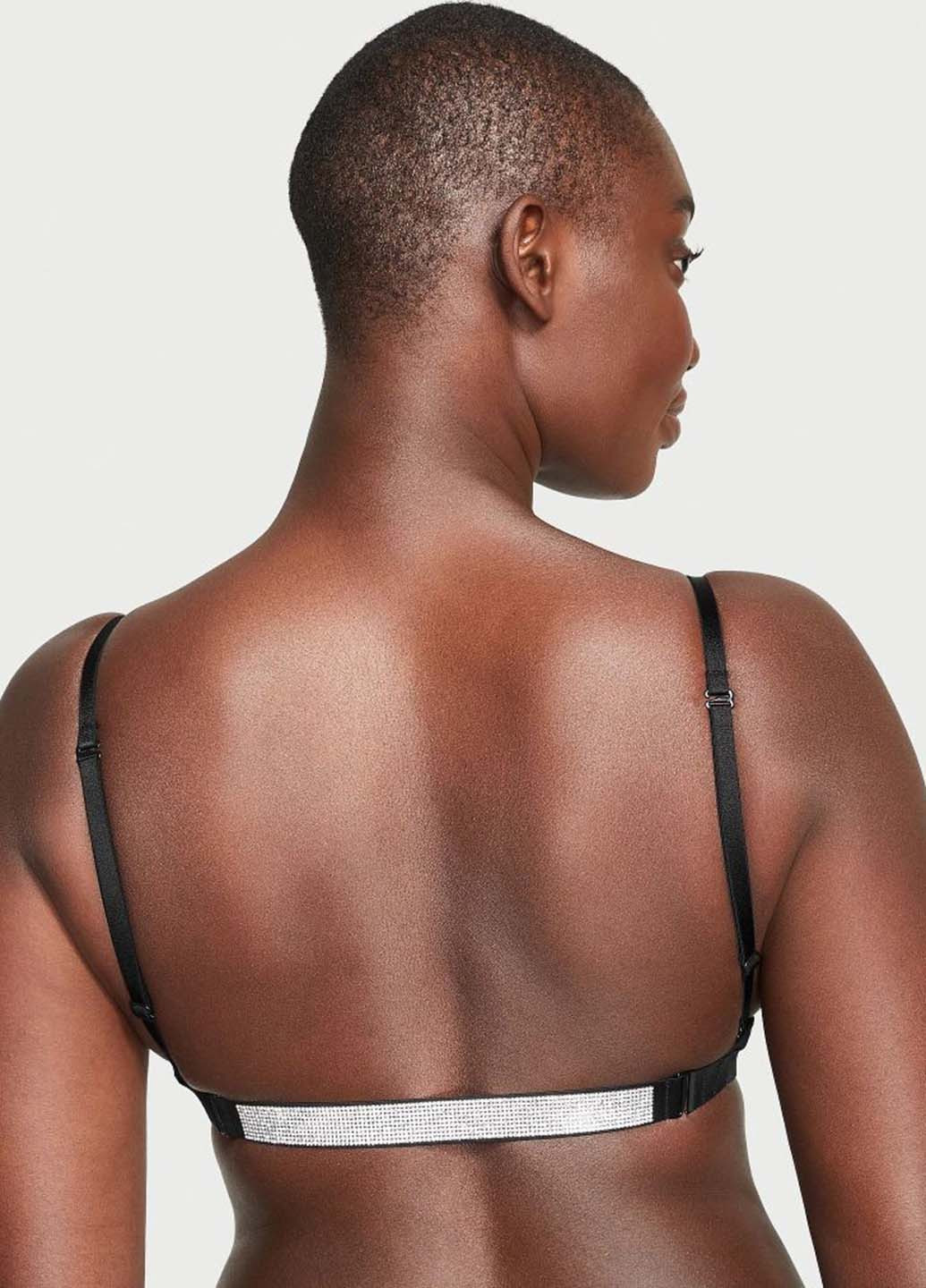 Черный демисезонный комплект (бюстгальтер, трусики) Victoria's Secret