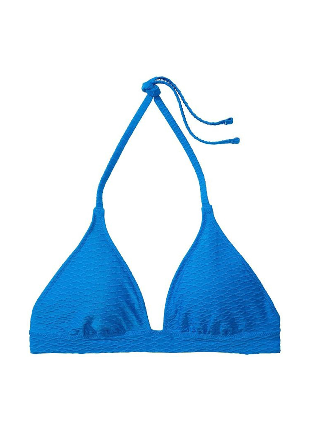 Синій літній купальник (ліф, трусики) халтер, роздільний Victoria's Secret