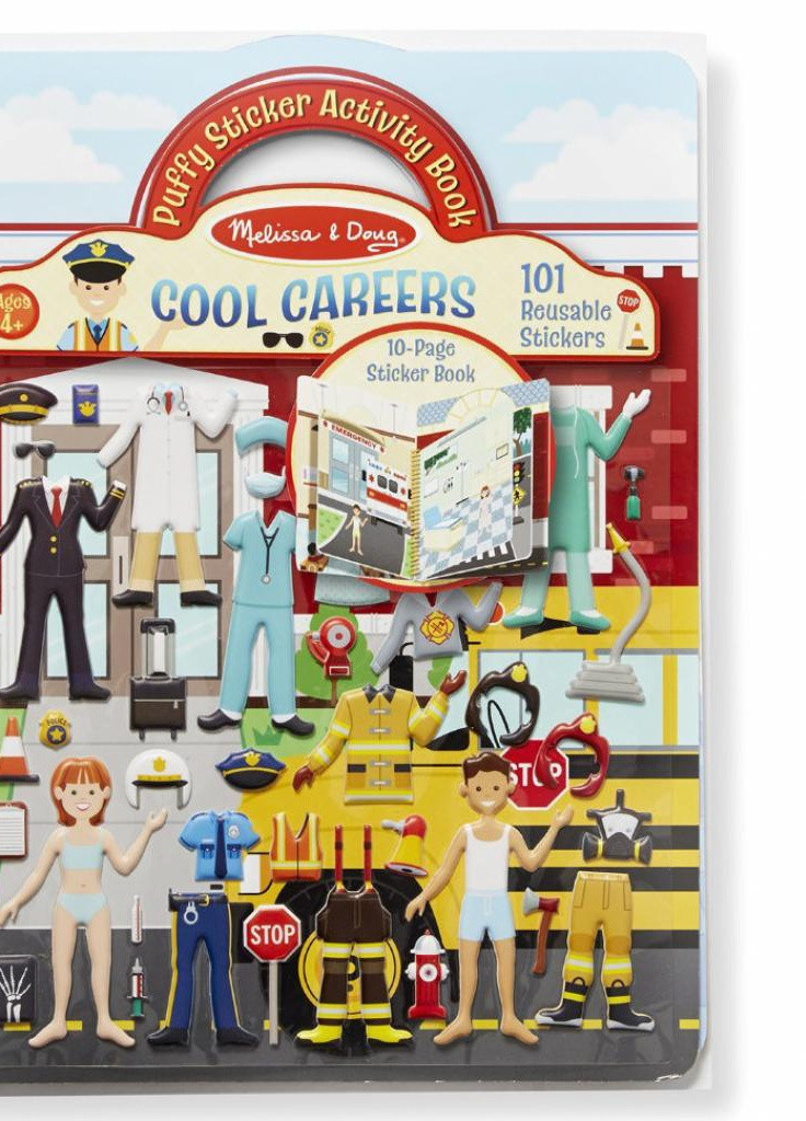 Набір для творчості Melissa & Doug Об'ємні наклейки Професії (MD9426) Melissa&Doug (202374332)