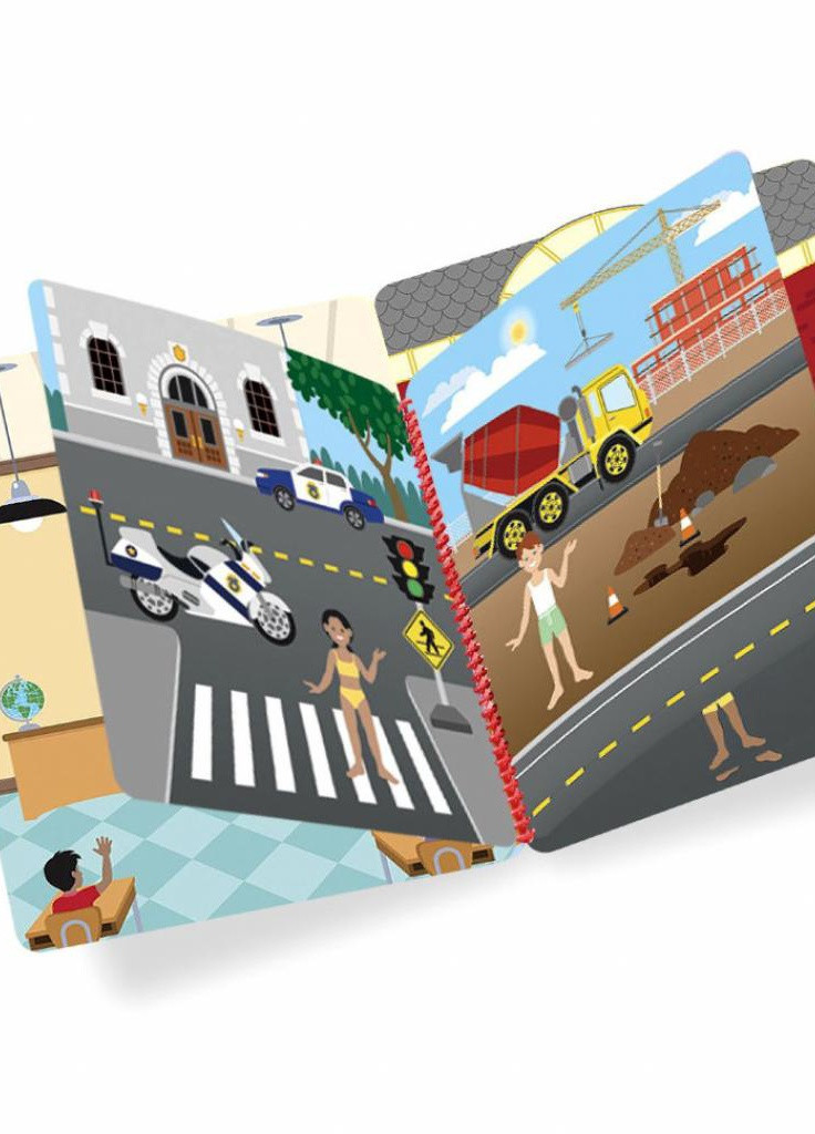 Набір для творчості Melissa & Doug Об'ємні наклейки Професії (MD9426) Melissa&Doug (202374332)