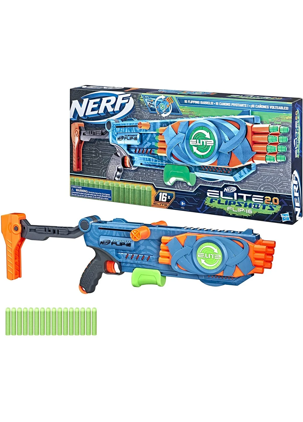 Бластер Elite 2.0 Flipshots Flip-16 (F2551) Nerf (255254727)