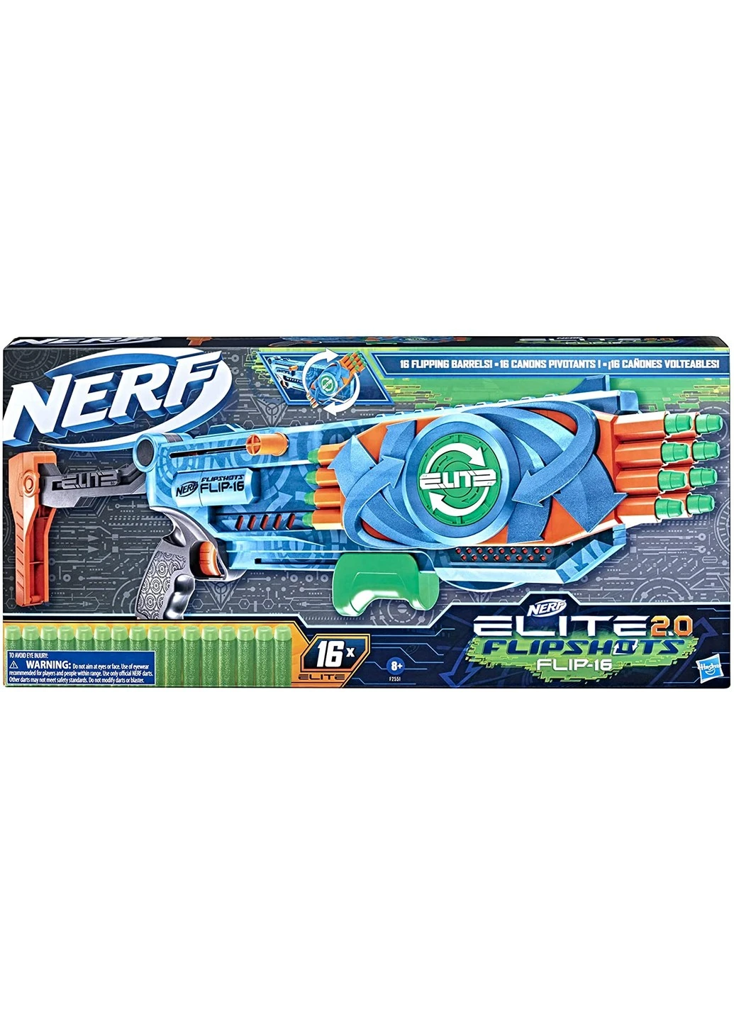 Бластер Elite 2.0 Flipshots Flip-16 (F2551) Nerf (255254727)