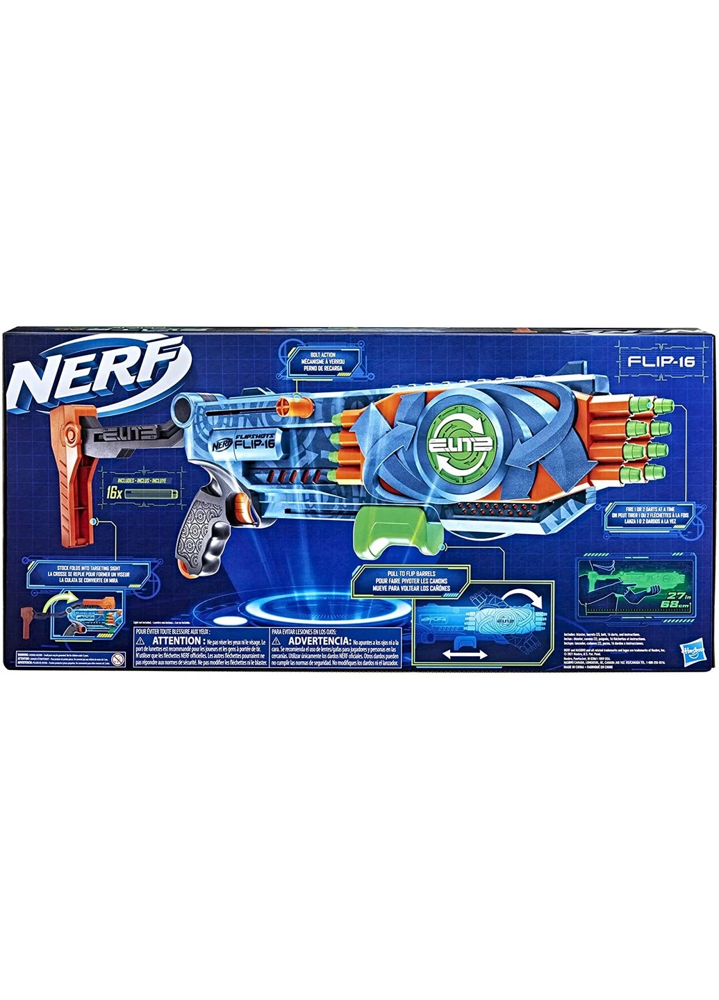 Бластер Elite 2.0 Flipshots Flip-16 (F2551) Nerf (255254727)