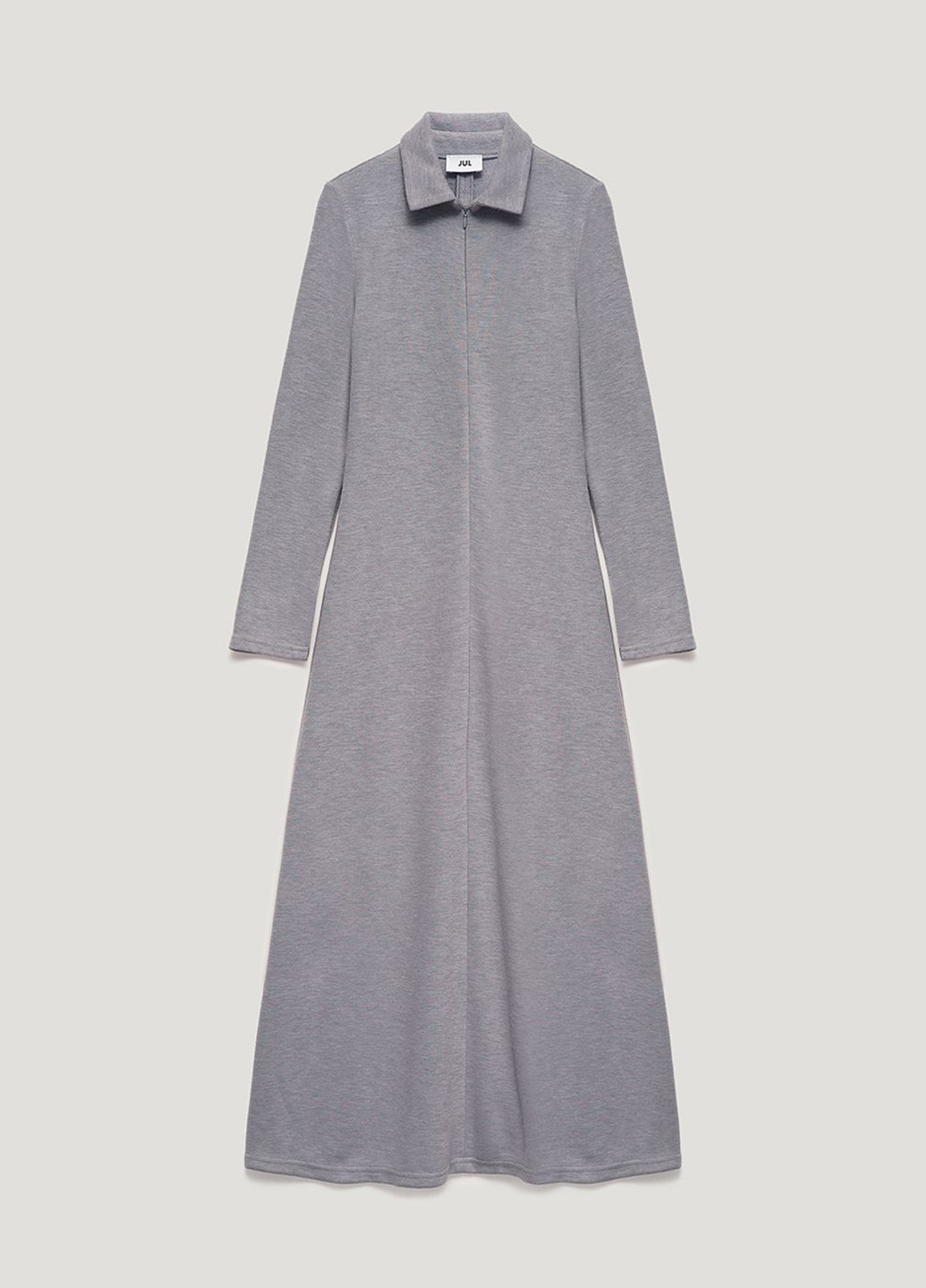 Світло-сіра кежуал сукня JUL однотонна