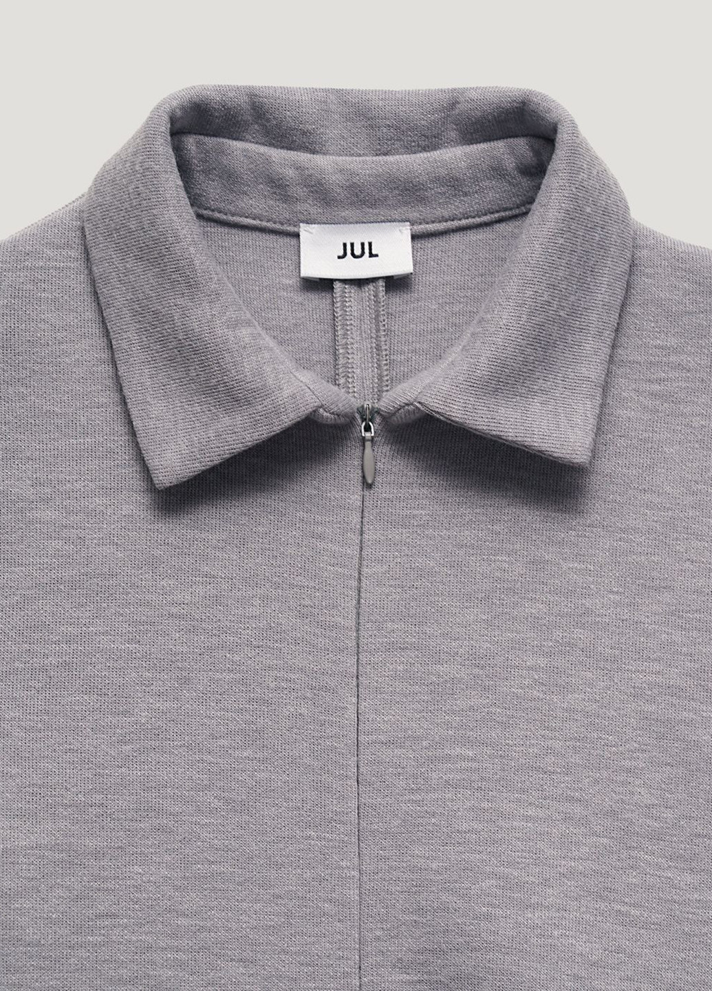 Світло-сіра кежуал сукня JUL однотонна