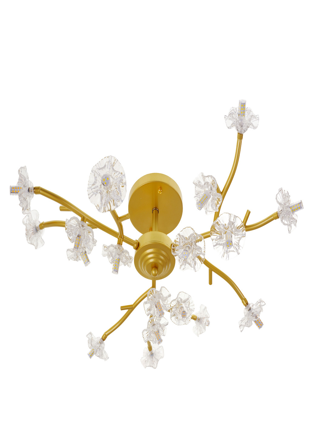 Потолочная люстра на 18 лампочек BR-01 616C/18 G4 G Brille (247373805)