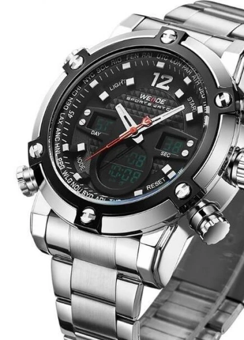 Чоловічі Годинники Big Style кварцові класичні, спортивні Weide (226691306)