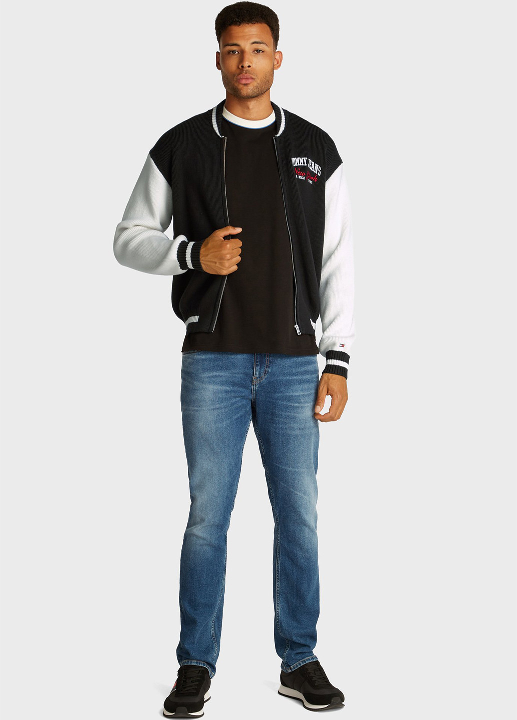 Бомбер Tommy Jeans бейсбольный на молнии (344509042)