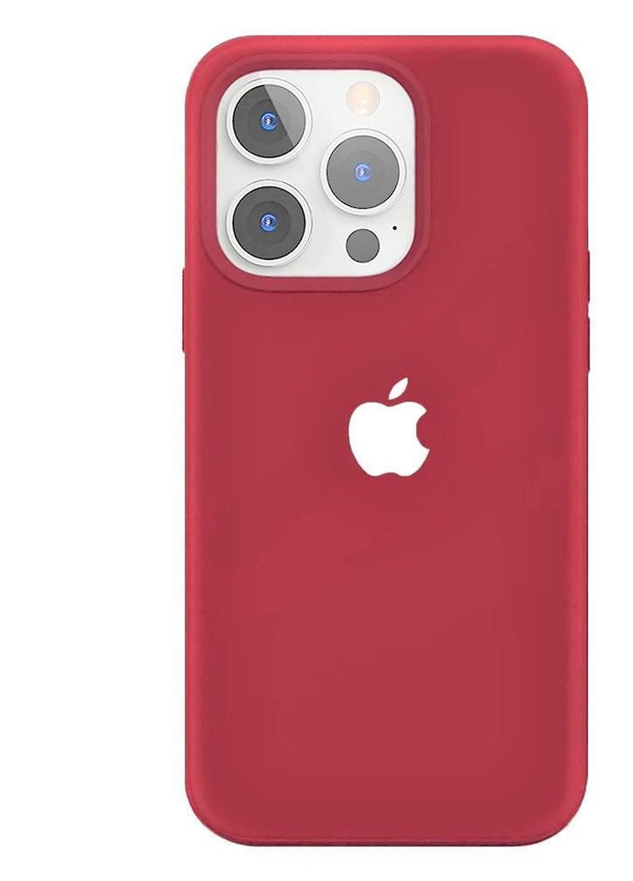 Силиконовый Чехол Накладка Silicone Case для iPhone 13 Pro Rose Red No Brand (254091722)