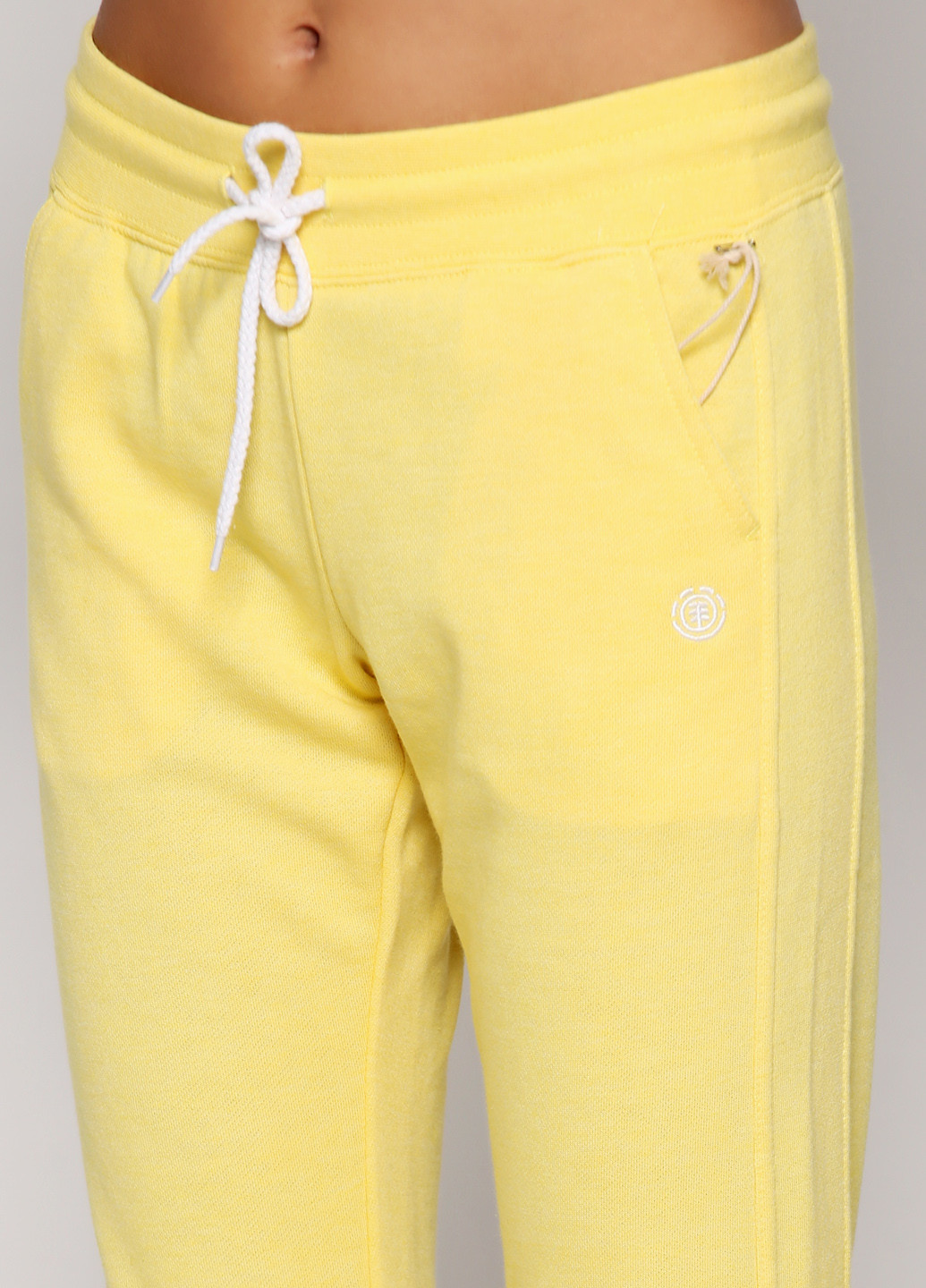 Желтые кэжуал демисезонные брюки Element