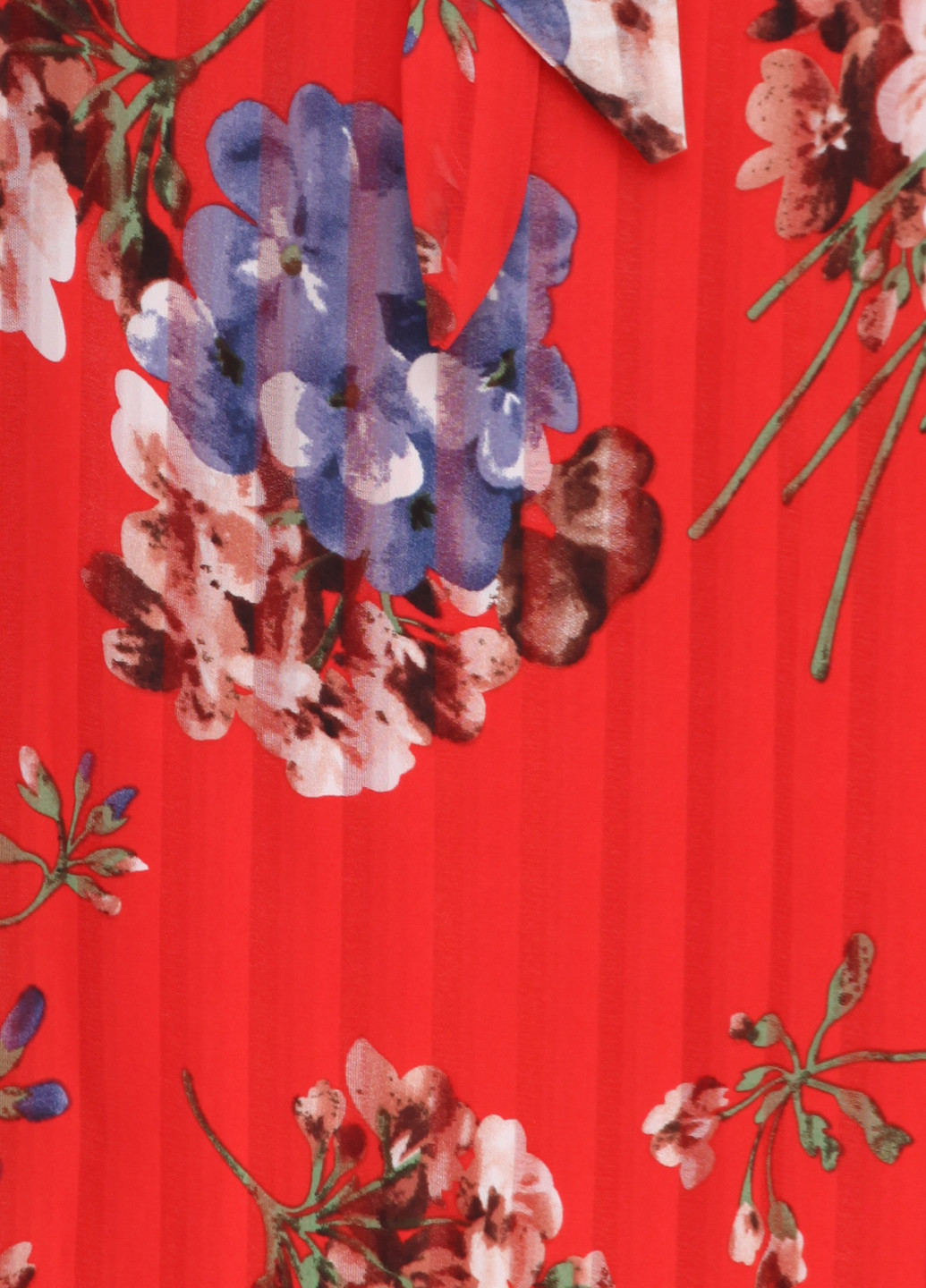 Красное кэжуал платье Pieces с цветочным принтом