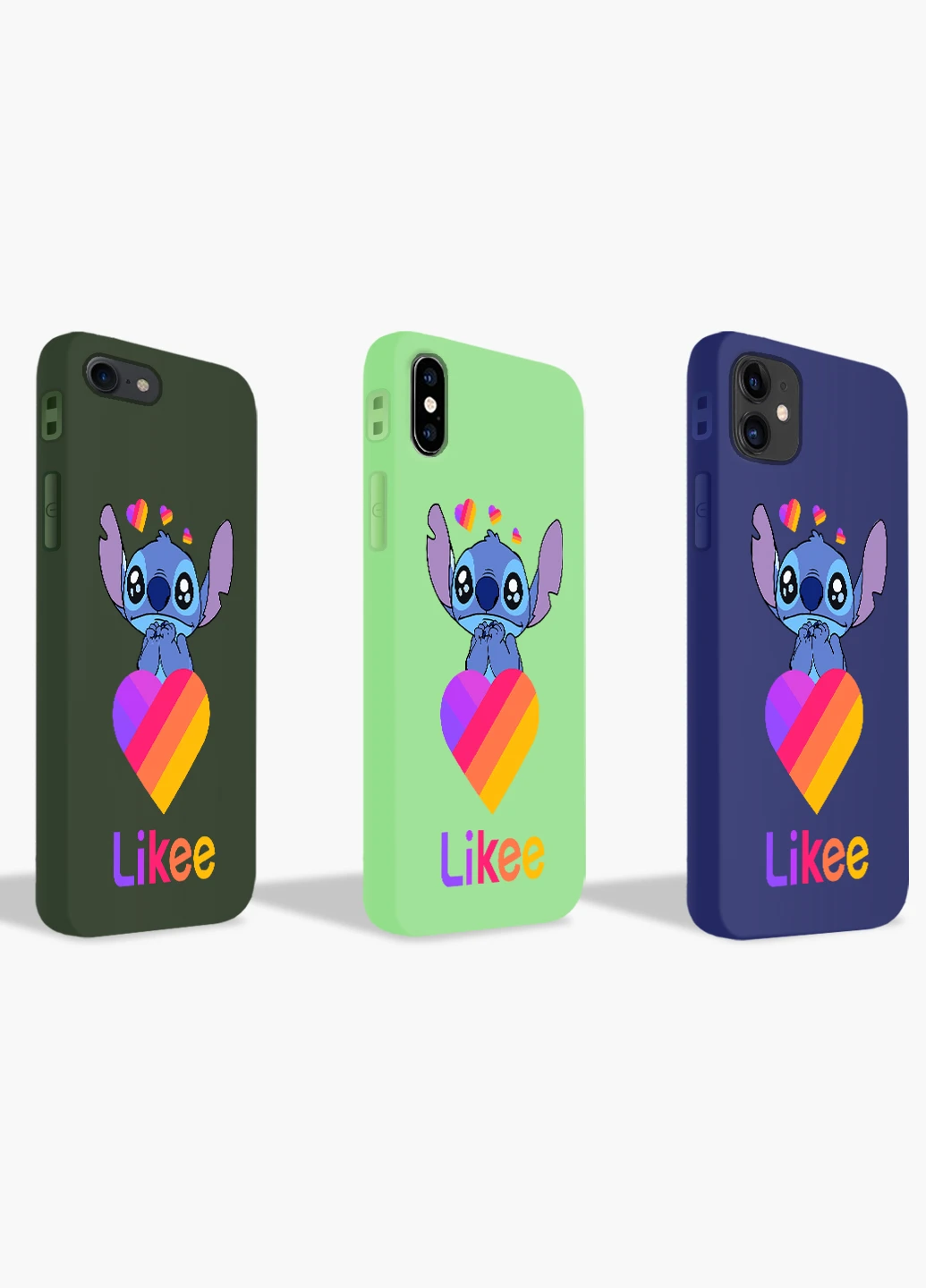 Чехол силиконовый Apple Iphone Xs Max Стич Лайк (Stitch Likee) (8226-1596) MobiPrint (219485794)
