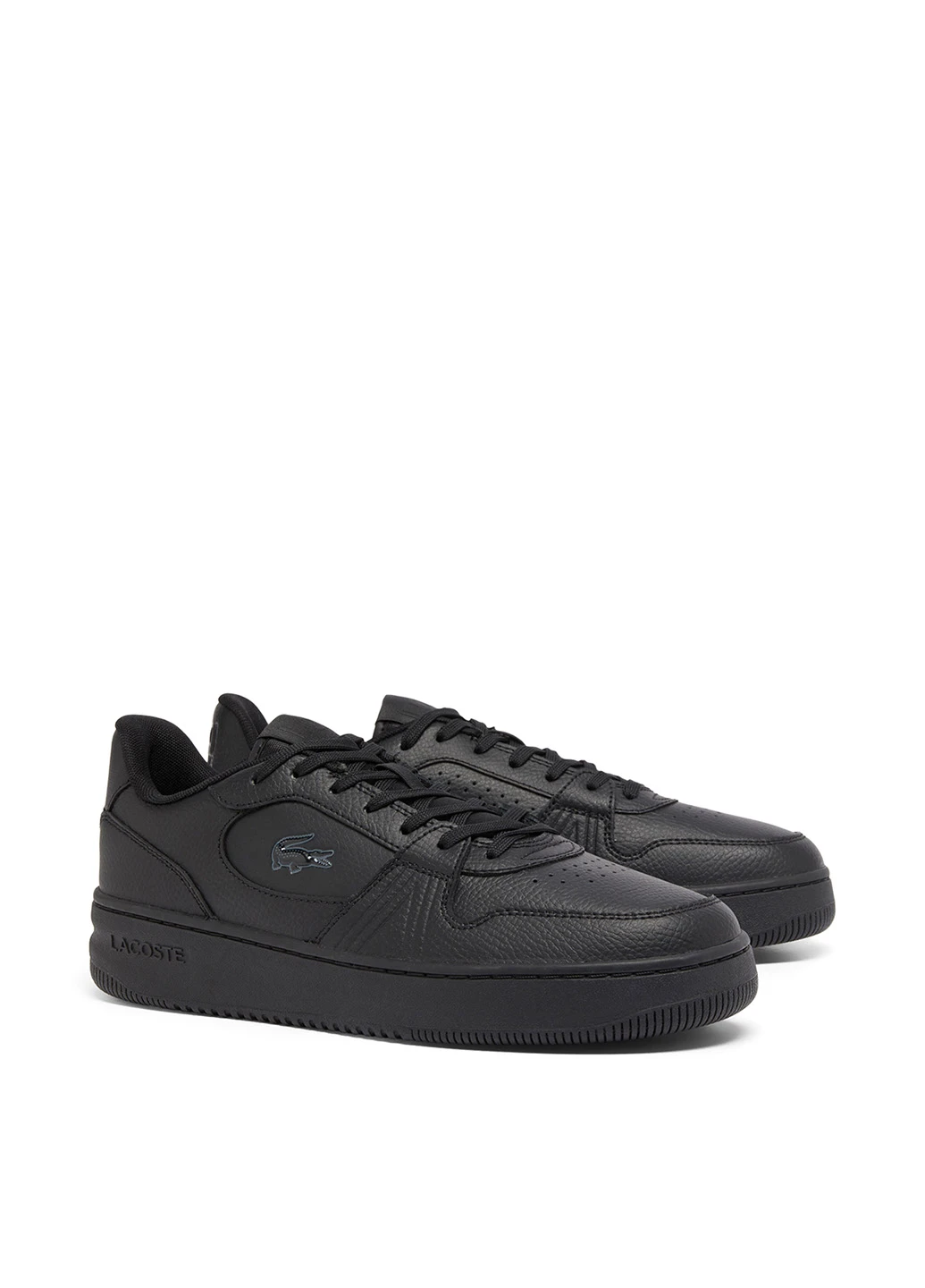 Черные демисезонные кроссовки Lacoste L001 Set