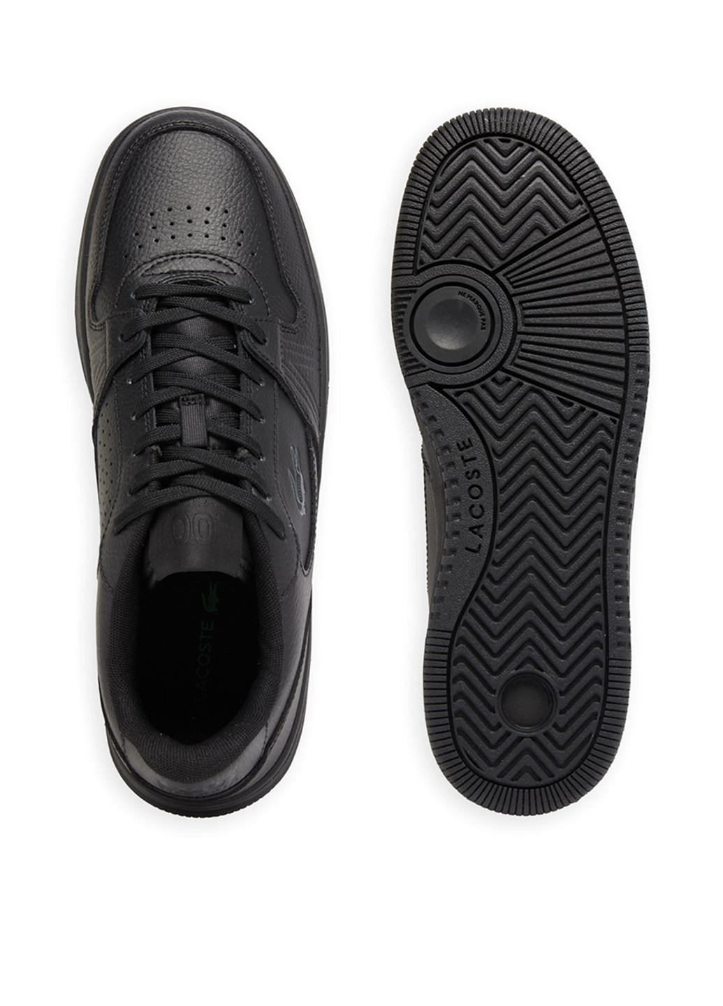 Черные демисезонные кроссовки Lacoste L001 Set