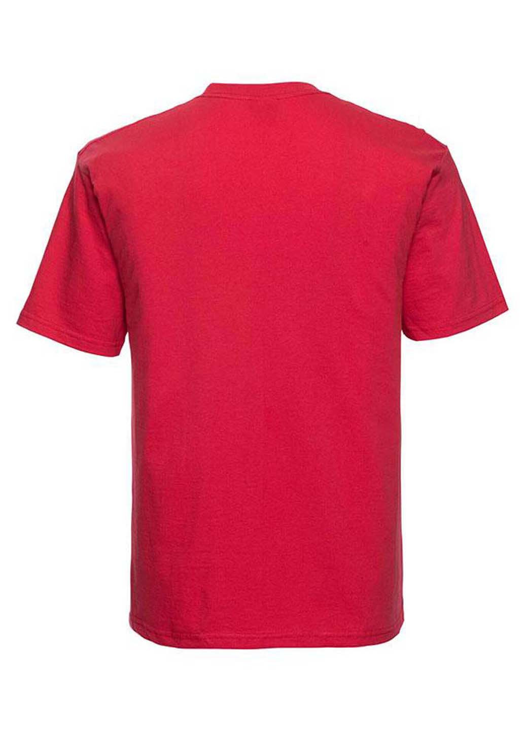 Красная футболка Russell