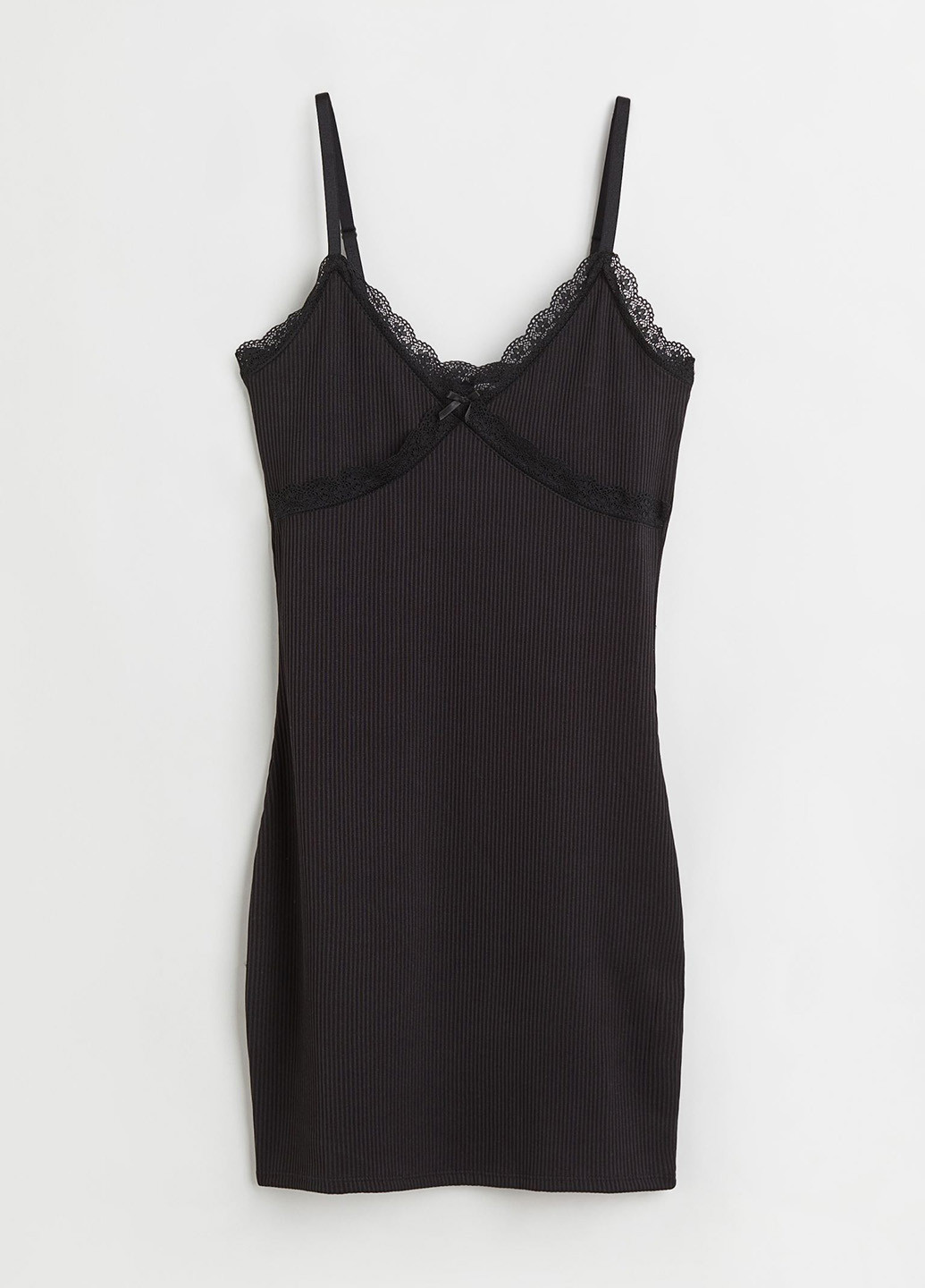 Чорна домашній сукня силуетна H&M однотонна